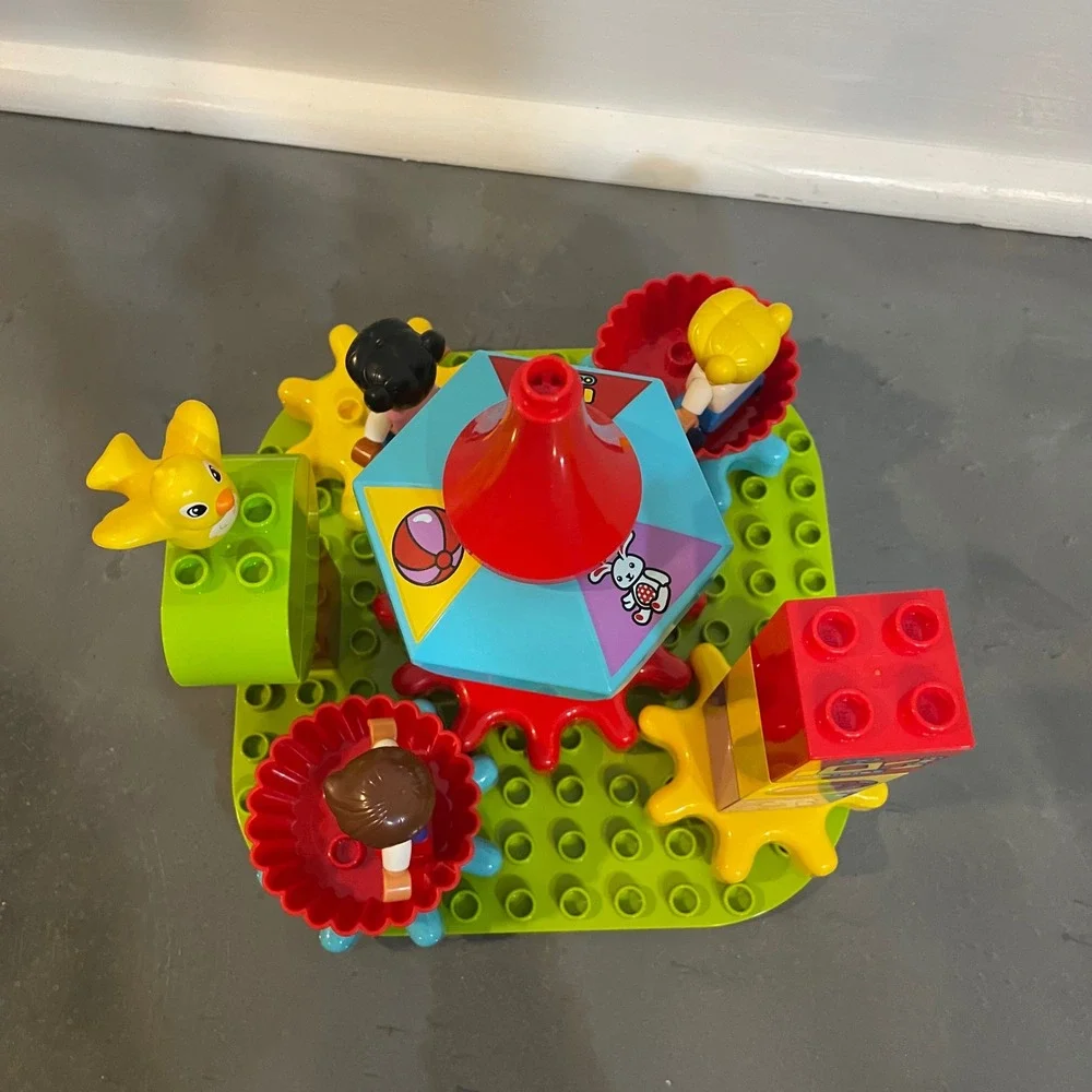 LEGO DUPLO My First Carousel 10845 Spinning Gears Building Set Complete